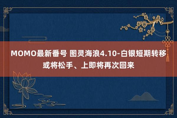 MOMO最新番号 图灵海浪4.10-白银短期转移或将松手、上即将再次回来