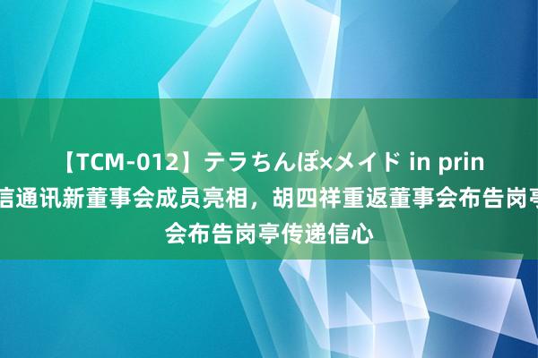 【TCM-012】テラちんぽ×メイド in prin MIKA 鼎信通讯新董事会成员亮相，胡四祥重返董事会布告岗亭传递信心